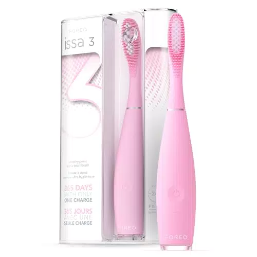 FOREO ISSA 3 - Spazzolino elettrico sonico 4 in 1 impermeabile e ultraigienico
