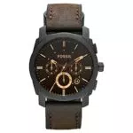 Fossil Machine Orologio da Uomo Cronografo con Bracciale in Acciaio o Pelle