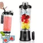 Frullatore Portatile USB Ricaricabile 600ML con 6 Lame per Frullati e Smoothie