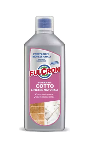 Fulcron Detergente per Cotto e Pietre Naturali, Pulizia Senza Aloni 1L