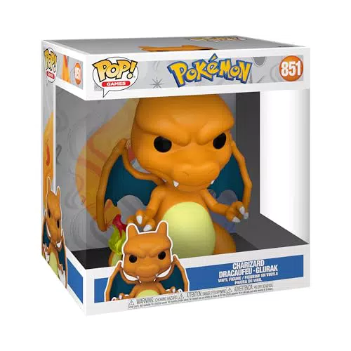 Funko POP! Jumbo Charizard - Figura in Vinile da Collezione per Fan e Collezionisti