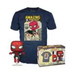 Funko POP! Spider-Man Comic Cover con T-Shirt - Idea Regalo per Collezionisti
