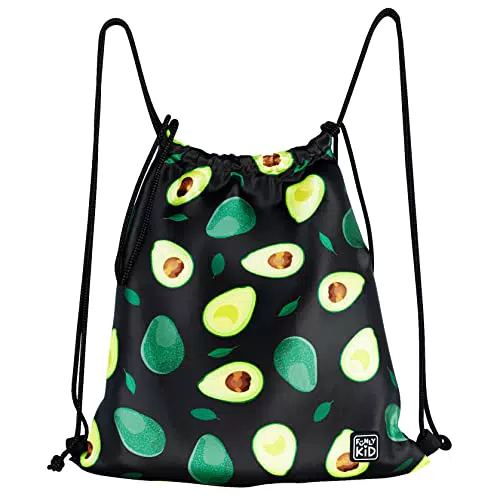 FunlyKid Borsa da Ginnastica Sportiva con Chiusura a Coulisse per Scuola e Sport