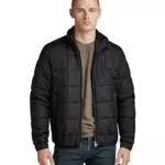 G-STAR RAW Giacca trapuntata da uomo, Nero