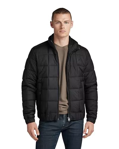 G-STAR RAW Giacca trapuntata da uomo, Nero