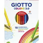 Giotto Colors Matite Colorate 3.0 - Astuccio per Disegno e Creatività