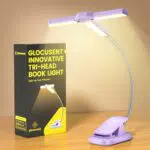Glocusent Lampada da Lettura Innovativa con Timer e 5 Livelli di Luminosità