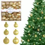 GmeDhc Palline di Natale in plastica per albero, interni ed esterni