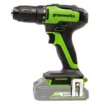 Greenworks GD24DD35 Trapano Avvitatore a Batteria Brushless 24V, 35Nm, 2 Marce