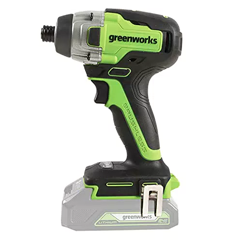 Greenworks GD24ID3 Trapano Avvitatore a Impulsi Brushless 24V senza Batteria