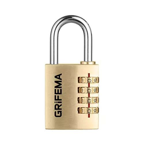 Grifema GA1005 Lucchetto di Sicurezza a Combinazione 4 Cifre per Scuola e Palestra