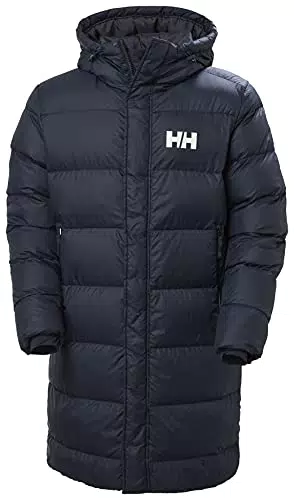 Parka Invernale Lungo da Uomo, XXL, grigio