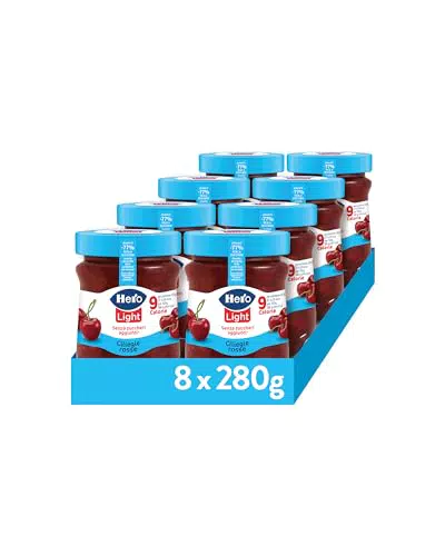 Hero Light Confettura di Ciliegie Rosse Senza Zuccheri Aggiunti e Pochissime Calorie
