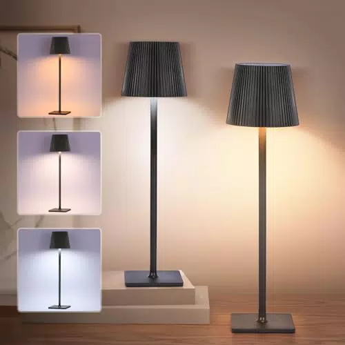 Horett Lampada da Tavolo LED con Controllo Touch e Dimmerazione per Ufficio e Soggiorno