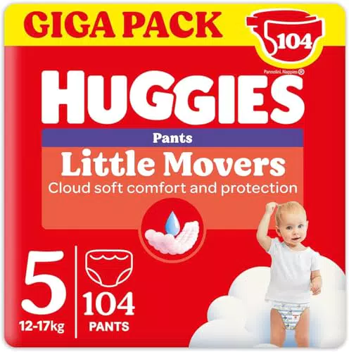 Huggies Little Movers Pannolini Mutandina Ultra Assorbenti per Protezione Completa