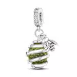 IBAGKE Charm Bead Ciondolo per Bracciali e Collane Nido d'ape e Ape