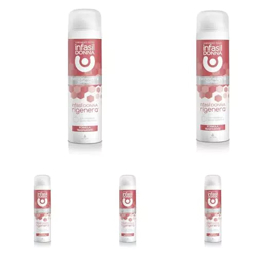 Infasil Deodorante Spray Donna Rigenera per Pelli Sensibili, Anti Macchia