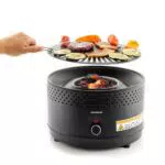 InnovaGoods Mini Barbecue Portatile a Carbone Pieghevole, Leggero e Facile da Usare