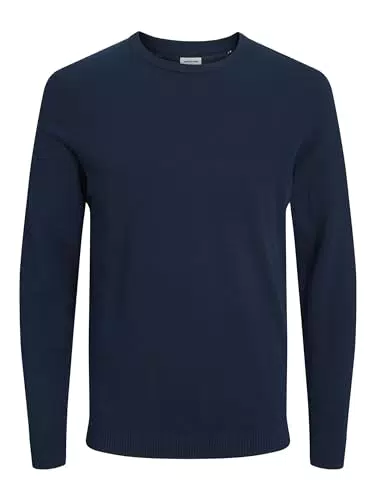 JACK & JONES Felpa da uomo in cotone, Nero