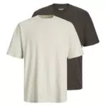 Jack & Jones Jjebradley Tee SS O-Neck T-Shirt in confezione pacciame