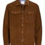 Jack & Jones Jjeeddie Camicia a Maniche Lunghe in Corduroy