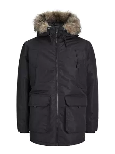 JACK & JONES Parka Uomo - Giacca Impermeabile e Traspirante