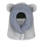JFAN Cappello e Scaldacollo Invernale per Bambini 3-10 Anni Berretto Peluche