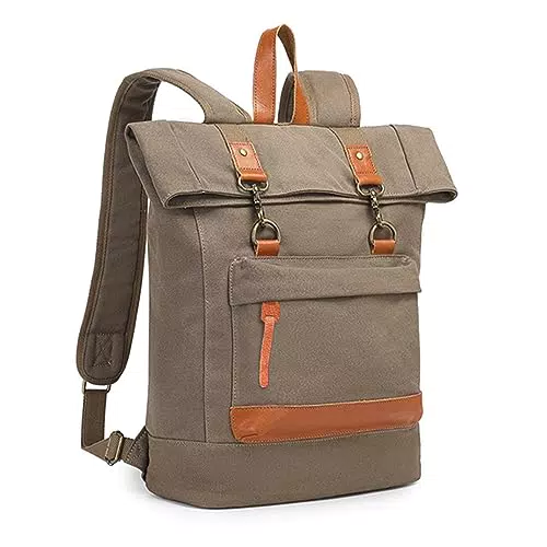 Kono Zaino in Tela Antifurto per Laptop fino a 15,6" - Ideale per Università e Viaggi