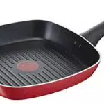 Lagostina Grill Antiaderente in Alluminio con Indicatore Cottura Thermo-Signal