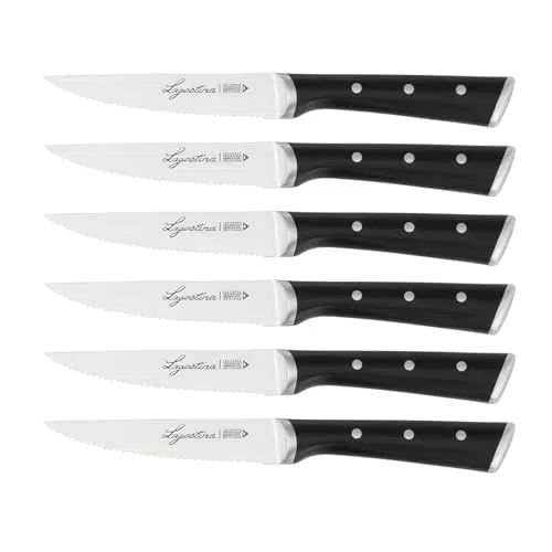 Lagostina Iceforce Set di Coltelli da Bistecca in Acciaio Inossidabile