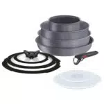 Lagostina Ingenio Mineralis Eco Set Padelle Antiaderenti in Alluminio Riciclato