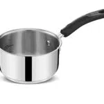 Lagostina Casseruola in Acciaio 18/10 con Manico in Silicone per Induzione e Forno