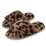 LARGERED Ciabatte Pelose Donna Antiscivolo in Peluche con Suola in Gomma