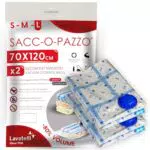 Lavatelli Sacchetti Sottovuoto per Vestiti e Piumoni, Salvaspazio, No Muffa