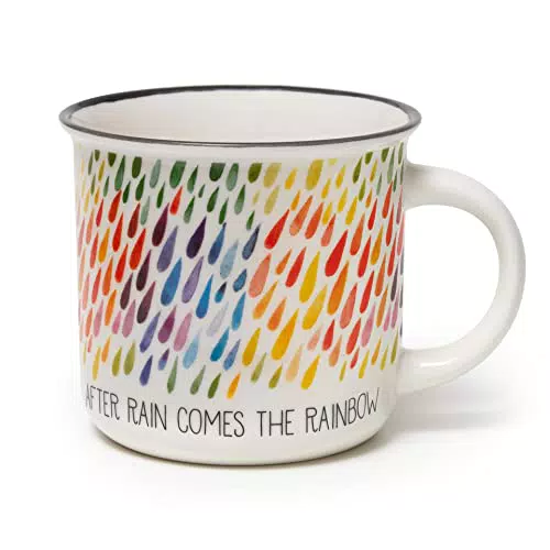 Legami Cup Puccino in Porcellana New Bone China, Tema After Rain, 350 ml