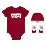 Levi's Tutina Unisex per Bambino e Neonato 0-6 Mesi - Classic Batwing