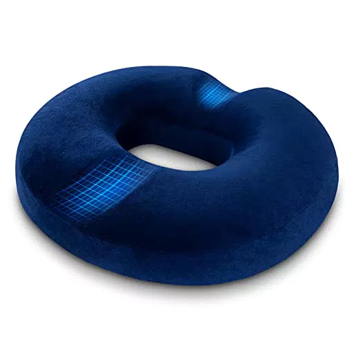 LITSPOT Cuscino Ciambella Ortopedico in Memory Foam per Post Chirurgia