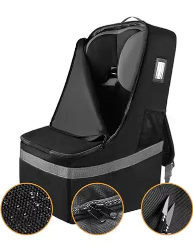 LiveGo Borsa da viaggio per seggiolino auto con cinghie imbottite e regolabili