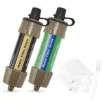 Lixada Filtro Acqua Portatile per Zaino - Sistema di Filtraggio da Viaggio