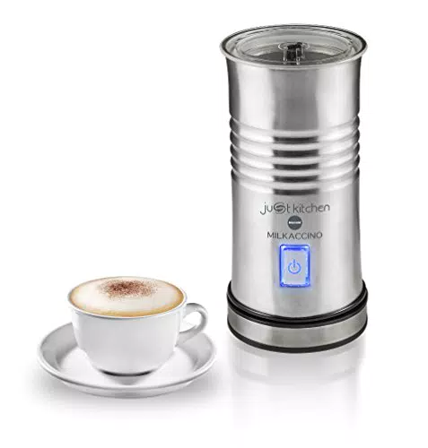 MACOM Monta Scaldalatte Elettrico Milkaccino in Acciaio Spazzolato