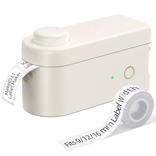 Makeid Etichettatrice Portatile L1 Bluetooth Ricarica USB per iOS e Android