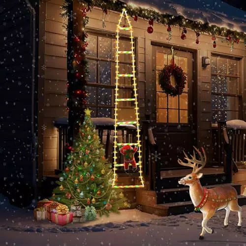MeYuxg Luci di Natale con Tubi LED e Controllo USB, 8 Modalità per Interni ed Esterni