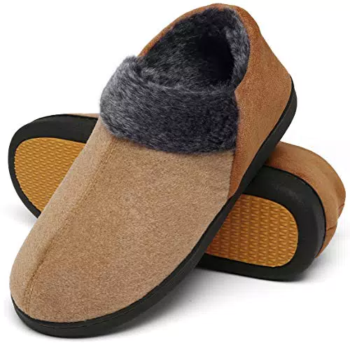 Mishansha Pantofole Uomo Invernali in Memory Foam - Ciabatte Calde da Casa