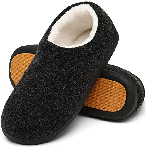 Mishansha Pantofole Invernali Uomo in Memory Foam, Ciabatte Calde da Casa