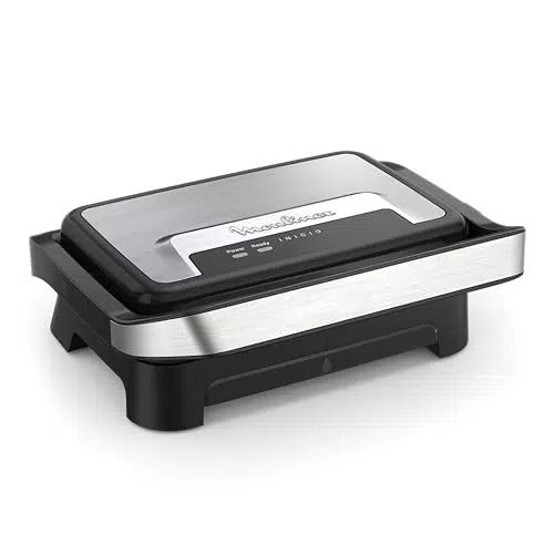Moulinex Grill per Panini e Cottura Antiaderente, Facile da Pulire - GI270D10