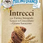 Mulino Bianco Biscotti Intrecci Integrali con Gocce di Cioccolato e Grano Saraceno