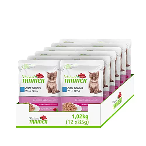 Natural Trainer Cibo Umido per Gattini al Tonno - Kitten & Young
