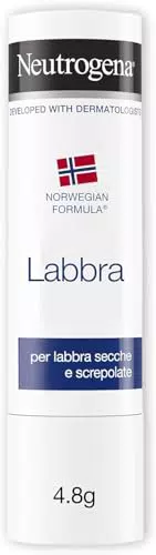 Neutrogena Balsamo Labbra Stick Idratante per Labbra Secche e Screpolate