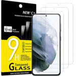 NEW'C Vetro Temperato per Samsung Galaxy S21 Plus 5G, Pellicola Anti Graffio 9H