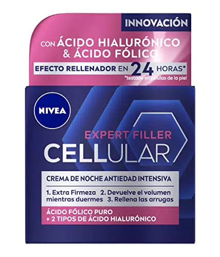NIVEA Hyaluron Cellular Expert Filler Crema Notte Antiage con Acido Ialuronico